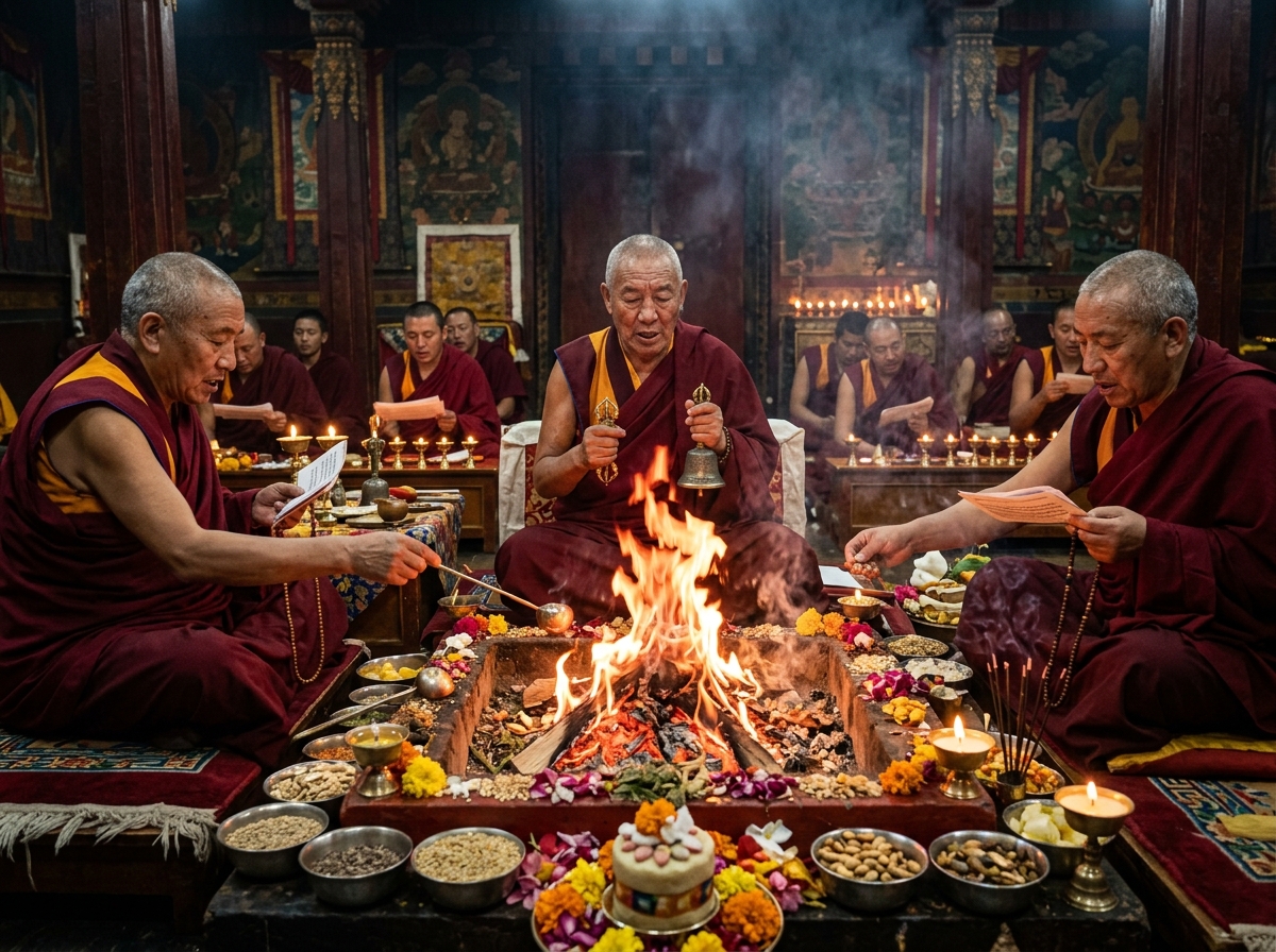 Vajrayana Homa Fire Ceremony